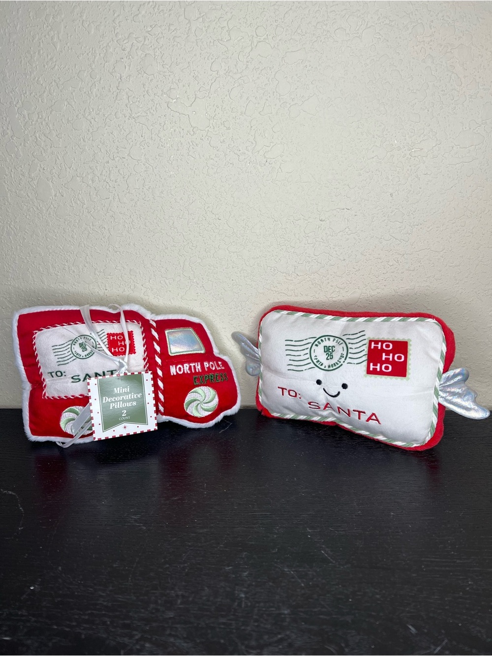 NEW Target Bullseyes Playground Christmas 2026 Santa Letter Mini Pillow Set of 2